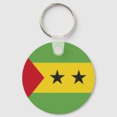 Porte-clés Drapeau de Sao Tomé-et-Principe (Recto)