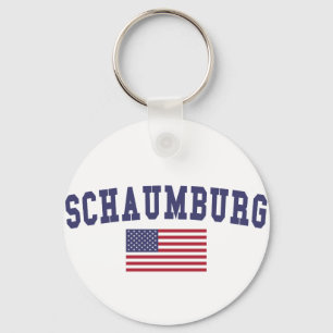 Porte-clés Drapeau de Schaumburg USA