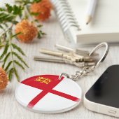 Porte-clés Drapeau de Sercq (Devant droit)