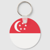 Porte-clés Drapeau de Singapour (Verso)