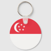 Porte-clés Drapeau de Singapour (Verso)