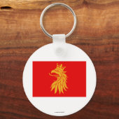 Porte-clés Drapeau de Skåne län (Recto)