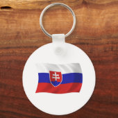 Porte-clés Drapeau de Slovaquie (Recto)