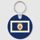 Porte-clés Drapeau de Springfield, Massachusetts (Recto)