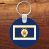 Porte-clés Drapeau de Springfield, Massachusetts (Recto)