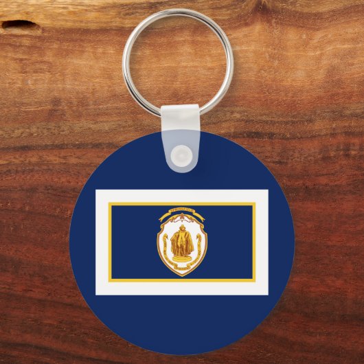Porte-clés Drapeau de Springfield, Massachusetts (Recto)