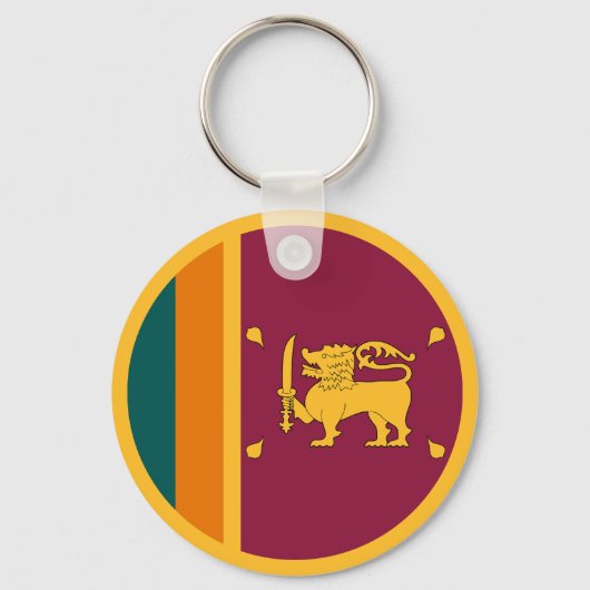 Porte-clés Drapeau de Sri Lanka (Recto)