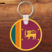 Porte-clés Drapeau de Sri Lanka (Recto)
