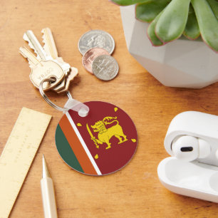 Porte-clés drapeau de Sri Lanka