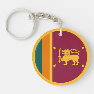 Porte-clés Drapeau de Sri Lanka