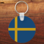 Porte-clés Drapeau de Suède (Recto)