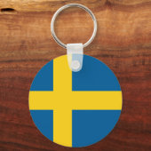 Porte-clés drapeau de suède (Recto)
