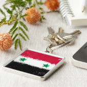 Porte-clés Drapeau de Syrie (Côté)