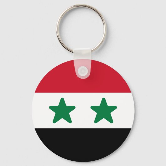 Porte-clés Drapeau de Syrie (Recto)