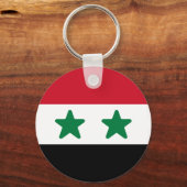 Porte-clés Drapeau de Syrie (Recto)