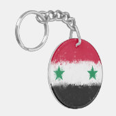 Porte-clés Drapeau de Syrie (Devant gauche)