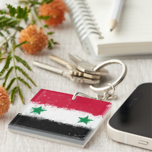 Porte-clés Drapeau de Syrie