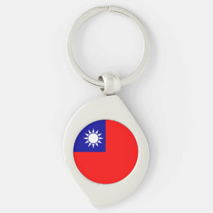 Porte-clés Drapeau de Taïwan