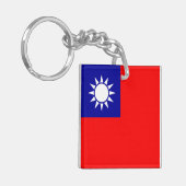 Porte-clés Drapeau de Taïwan (Devant gauche)