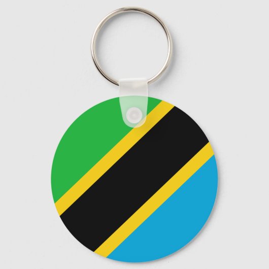 Porte-clés Drapeau de Tanzanie (Recto)