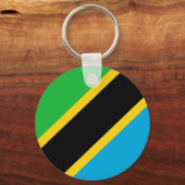 Porte-clés Drapeau de Tanzanie (Recto)