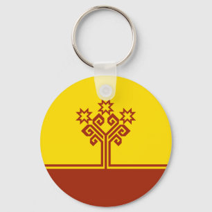 Porte-clés Drapeau de Tchouvachie