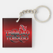 Porte-clés Drapeau de Trinité-et-Tobago (Dos)