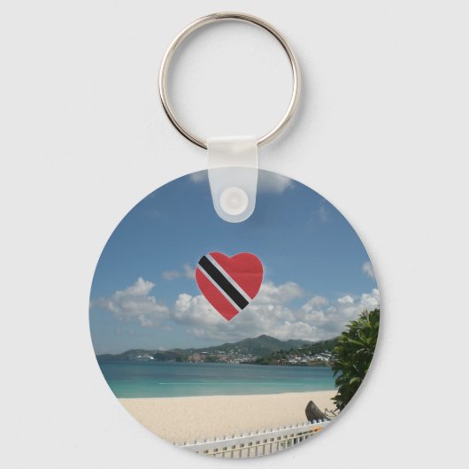 Porte-clés Drapeau de Trinité-et-Tobago (Recto)