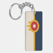 Porte-clés Drapeau de Tulsa, Oklahoma (Devant gauche)