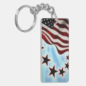 Porte-clés Drapeau de vague des Etats-Unis (Devant gauche)