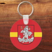 Porte-clés Drapeau de Vilnius, Lituanie Porte - clé (Recto)