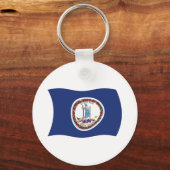 Porte-clés Drapeau de Virginie (Recto)