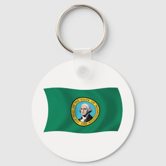 Porte-clés Drapeau de Washington (Recto)