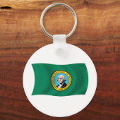 Porte-clés Drapeau de Washington (Recto)