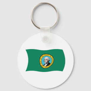 Porte-clés Drapeau de Washington