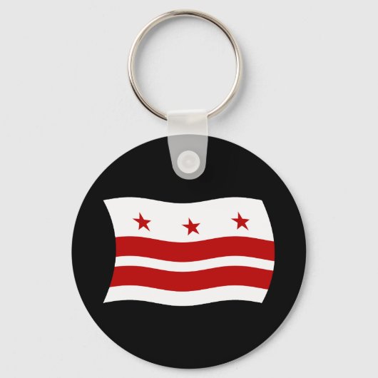 Porte-clés Drapeau de Washington D.C. (Recto)