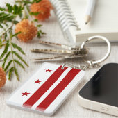 Porte-clés Drapeau de Washington DC (Devant droit)