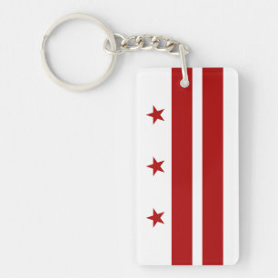 Porte-clés Drapeau de Washington DC