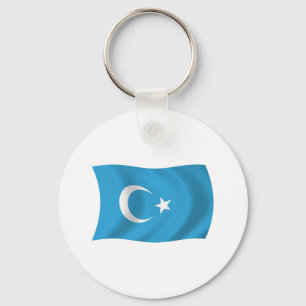 Porte-clés Drapeau de Xinjiang Uigur