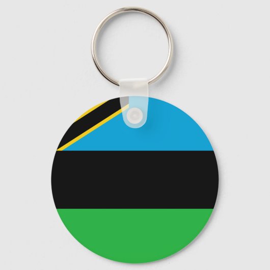 Porte-clés Drapeau de Zanzibar (Recto)