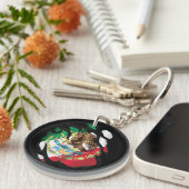 Porte-clés Drapeau déchiré du Mexique (Devant droit)