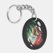 Porte-clés Drapeau déchiré du Mexique (Devant gauche)