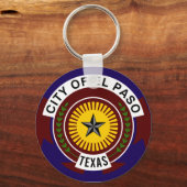 Porte-clés Drapeau d'El Paso (Recto)