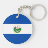 Porte-clés Drapeau d'El Salvador (Dos)