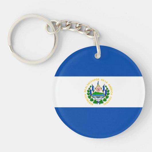 Porte-clés Drapeau d'El Salvador (Devant)
