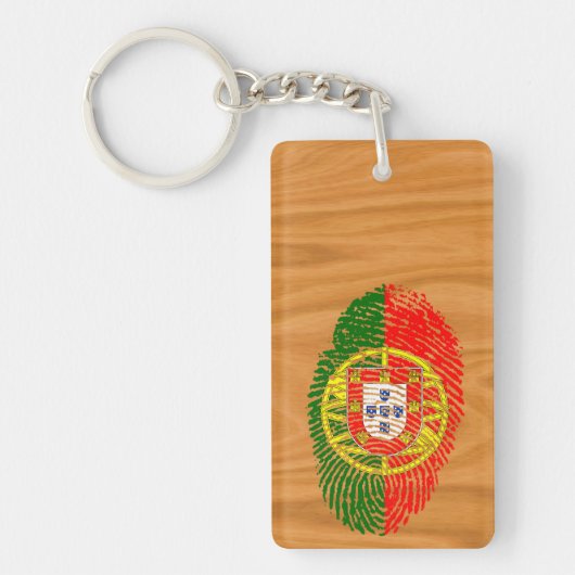 Porte-clés Drapeau d'empreinte digitale de contact de (Devant)