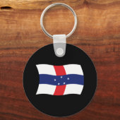 Porte-clés Drapeau des Antilles néerlandaises (Recto)