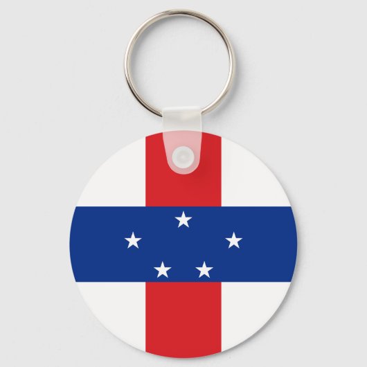 Porte-clés Drapeau des Antilles néerlandaises (Recto)