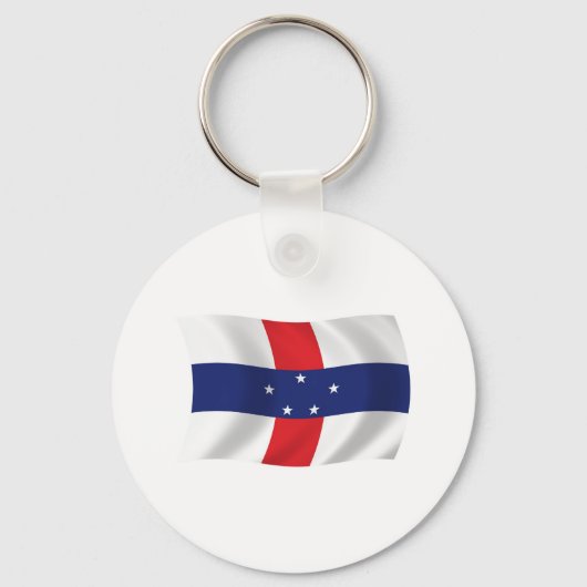 Porte-clés Drapeau des Antilles néerlandaises (Recto)