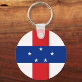 Porte-clés Drapeau des Antilles Pays-Bas (Recto)